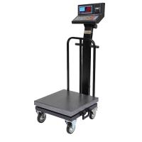 باسکول محک 200 کیلویی 13000 پلاس چاپگردار سینی گالوانیزه چرخدار