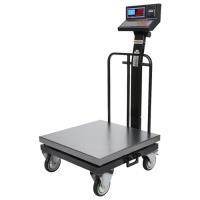 باسکول محک 500 کیلویی 13000 پلاس چاپگردار سینی گالوانیزه چرخدار