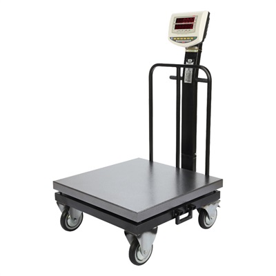 باسکول 500 کیلویی چرخدار محک مدل MDS13000 سینی گالوانیزه
