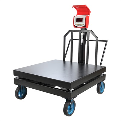 باسکول 2 تن محک چرخدار مدل MDS13000 سینی 120×120 سانتیمتر