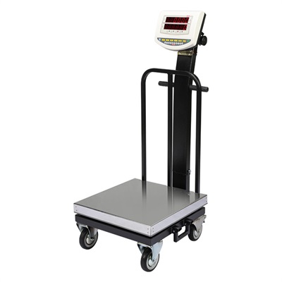 باسکول چرخدار سینی استیل 200 کیلویی محک مدل MDS13000