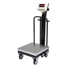 باسکول چرخدار سینی استیل 200 کیلویی محک mds130000